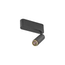 SLV 1009038 GRIP! S Deckenaufbauleuchte single PHASE 2700 K 11 W 29° Schwarz / Gold