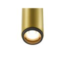 SLV 1009042 GRIP! S Deckenaufbauleuchte single PHASE 2700 K 11 W 29° Gold / Schwarz