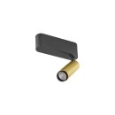 SLV 1009043 GRIP! S Deckenaufbauleuchte single PHASE 3000 K 11 W 29° Gold / Schwarz