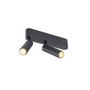SLV 1009046 GRIP! S Deckenaufbauleuchte double PHASE 2700 K 21 W 29° Schwarz / Gold
