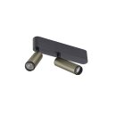 SLV 1009049 GRIP! S Deckenaufbauleuchte double PHASE 3000 K 21 W 29° Bronze / Schwarz