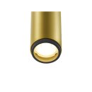SLV 1009059 GRIP! S Deckeneinbauleuchte PHASE 3000 K 29° IP20 zylindrisch Gold / Schwarz