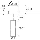 SLV 1009066 GRIP! S Pendelleuchte PHASE Pendellänge 200 cm 2700 K 29° Gold / Schwarz