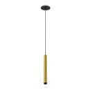 SLV 1009066 GRIP! S Pendelleuchte PHASE Pendellänge 200 cm 2700 K 29° Gold / Schwarz