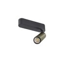 SLV 1009072 GRIP! M Deckenaufbauleuchte single PHASE 2700 K 14 W 42° Bronze / Schwarz
