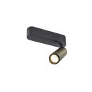 SLV 1009073 GRIP! M Deckenaufbauleuchte single PHASE 3000 K 14 W 42° Bronze / Schwarz