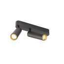 SLV 1009079 GRIP! M Deckenaufbauleuchte double PHASE 3000 K 28 W 42° Schwarz / Gold