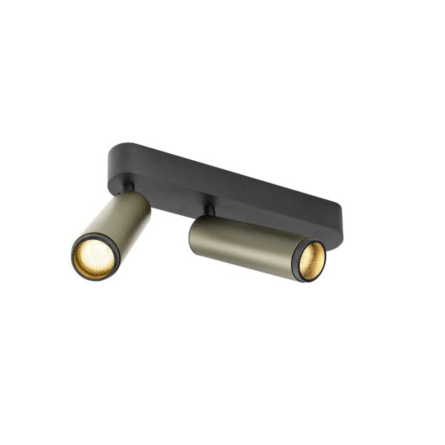 SLV 1009081 GRIP! M Deckenaufbauleuchte double PHASE 3000 K 28 W 42° Bronze / Schwarz