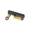 SLV 1009082 GRIP! M Deckenaufbauleuchte double PHASE 2700 K 28 W 42° Gold / Schwarz