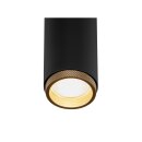 SLV 1009087 GRIP! M Deckeneinbauleuchte PHASE 3000 K 42° IP20 zylindrisch Schwarz / Gold