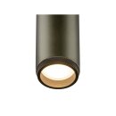 SLV 1009088 GRIP! M Deckeneinbauleuchte PHASE 2700 K 42° IP20 zylindrisch Bronze / Schwarz