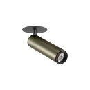 SLV 1009088 GRIP! M Deckeneinbauleuchte PHASE 2700 K 42° IP20 zylindrisch Bronze / Schwarz