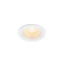 SLV 1009284 NUMINOS® XS Deckeneinbauleuchte 2700 K 40° IP20 rund Weiß