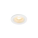 SLV 1009287 NUMINOS® XS Deckeneinbauleuchte 2700 K 55° IP20 rund Weiß