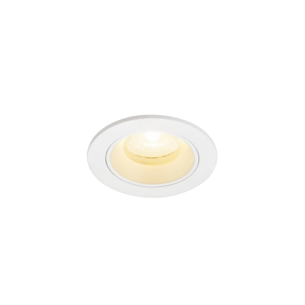 SLV 1009299 NUMINOS® XS Deckeneinbauleuchte 3000 K 20° IP20 rund Weiß
