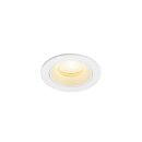 SLV 1009299 NUMINOS® XS Deckeneinbauleuchte 3000 K 20° IP20 rund Weiß