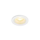 SLV 1009305 NUMINOS® XS Deckeneinbauleuchte 3000 K 55° IP20 rund Weiß