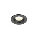 SLV 1009307 NUMINOS® XS Deckeneinbauleuchte 4000 K 20° IP20 rund Schwarz