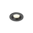 SLV 1009310 NUMINOS® XS Deckeneinbauleuchte 4000 K 40° IP20 rund Schwarz