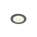 SLV 1009311 NUMINOS® XS Deckeneinbauleuchte 4000 K 40° IP20 rund Schwarz / Weiß