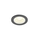 SLV 1009314 NUMINOS® XS Deckeneinbauleuchte 4000 K 55° IP20 rund Schwarz / Weiß