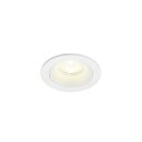 SLV 1009323 NUMINOS® XS Deckeneinbauleuchte 4000 K 55° IP20 rund Weiß