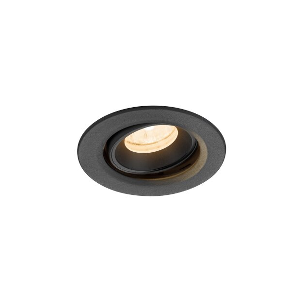 SLV 1009325 NUMINOS® MOVE XS Deckeneinbauleuchte 2700 K 20° IP20 rund Schwarz
