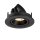 SLV 1009385 NUMINOS® GIMBLE S Deckeneinbauleuchte 2700 K 55° IP20 rund Schwarz