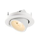 SLV 1009389 NUMINOS® GIMBLE S Deckeneinbauleuchte 2700 K 20° IP20 rund Weiß