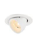 SLV 1009392 NUMINOS® GIMBLE S Deckeneinbauleuchte...