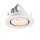 SLV 1009392 NUMINOS® GIMBLE S Deckeneinbauleuchte 2700 K 40° IP20 rund Weiß