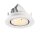 SLV 1009395 NUMINOS® GIMBLE S Deckeneinbauleuchte 2700 K 55° IP20 rund Weiß
