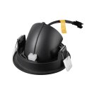 SLV 1009397 NUMINOS® GIMBLE S Deckeneinbauleuchte 3000 K 20° IP20 rund Schwarz