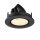 SLV 1009401 NUMINOS® GIMBLE S Deckeneinbauleuchte 3000 K 40° IP20 rund Schwarz / Weiß