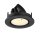 SLV 1009404 NUMINOS® GIMBLE S Deckeneinbauleuchte 3000 K 55° IP20 rund Schwarz / Weiß