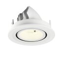 SLV 1009425 NUMINOS® GIMBLE S Deckeneinbauleuchte 4000 K 20° IP20 rund Weiß