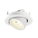 SLV 1009425 NUMINOS® GIMBLE S Deckeneinbauleuchte 4000 K 20° IP20 rund Weiß