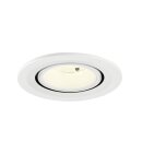 SLV 1009425 NUMINOS® GIMBLE S Deckeneinbauleuchte 4000 K 20° IP20 rund Weiß