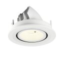 SLV 1009431 NUMINOS® GIMBLE S Deckeneinbauleuchte 4000 K 55° IP20 rund Weiß