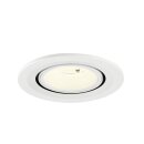 SLV 1009431 NUMINOS® GIMBLE S Deckeneinbauleuchte 4000 K 55° IP20 rund Weiß