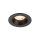SLV 1009439 NUMINOS® S Deckeneinbauleuchte 2700 K 55° IP20 rund Schwarz
