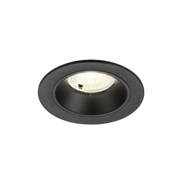 SLV 1009472 NUMINOS® S Deckeneinbauleuchte 4000 K 40° IP20 rund Schwarz
