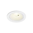 SLV 1009479 NUMINOS® S Deckeneinbauleuchte 4000 K 20° IP20 rund Weiß