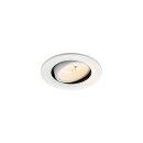 SLV 1009503 NUMINOS® MOVE S Deckeneinbauleuchte 2700 K 55° IP20 rund Weiß