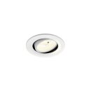 SLV 1009533 NUMINOS® MOVE S Deckeneinbauleuchte 4000 K 20° IP20 rund Weiß