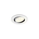 SLV 1009536 NUMINOS® MOVE S Deckeneinbauleuchte 4000 K 40° IP20 rund Weiß