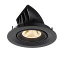SLV 1009541 NUMINOS® GIMBLE M Deckeneinbauleuchte 2700 K 20° Schwarz