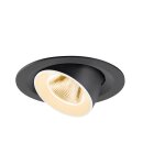 SLV 1009542 NUMINOS® GIMBLE M Deckeneinbauleuchte 2700 K 20° Schwarz / Weiß