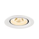 SLV 1009551 NUMINOS® GIMBLE M Deckeneinbauleuchte 2700 K 20° Weiß