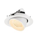 SLV 1009554 NUMINOS® GIMBLE M Deckeneinbauleuchte 2700 K 40° Weiß